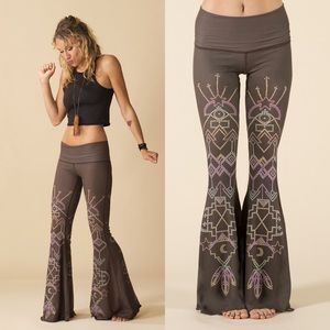 Teeki Seven Crowns Bell Bottoms Leggings Yoga Pant